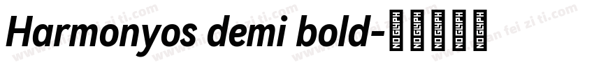 Harmonyos demi bold字体转换